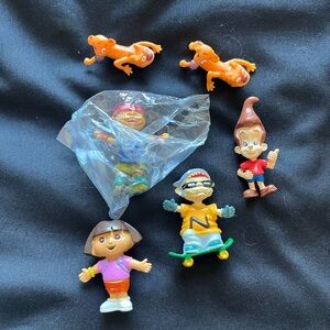 Vintage 2001 Nickelodeon Mini Toys
